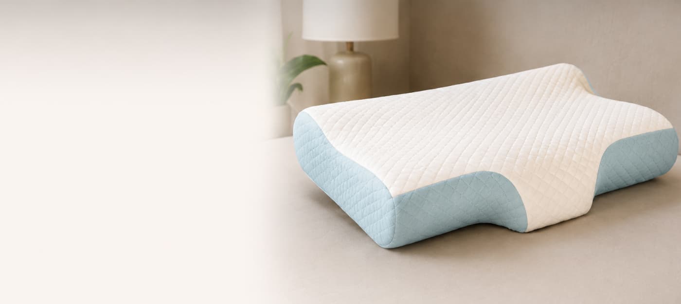 NeckZee Contour Neck Curve Design Pillow